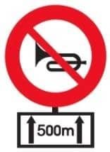 Biển phụ đặt dưới biển cấm bóp còi có ý nghĩa như thế nào? Biển phụ đặt dưới biển cấm bóp còi có ý nghĩa như thế nào?