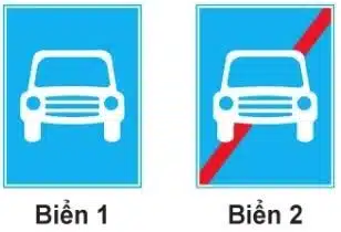 Biển nào báo hiệu "Đường dành cho xe ô tô"? Biển nào báo hiệu "Đường dành cho xe ô tô"?